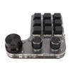 Programmable Macro Keyboard 9 Keys 3 Knobs USB Bluetooth Connection