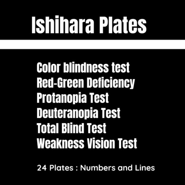 Ishihara Plates: Color blindness test | Red-Green Deficiency | Protanopia