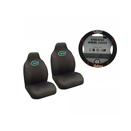 MULTI_B Florida Gators 2 Seat Covers and Wheelcover with