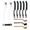 11 Pcs Cepillos de Limpieza para Grietas, Cepillo de Cerdas
