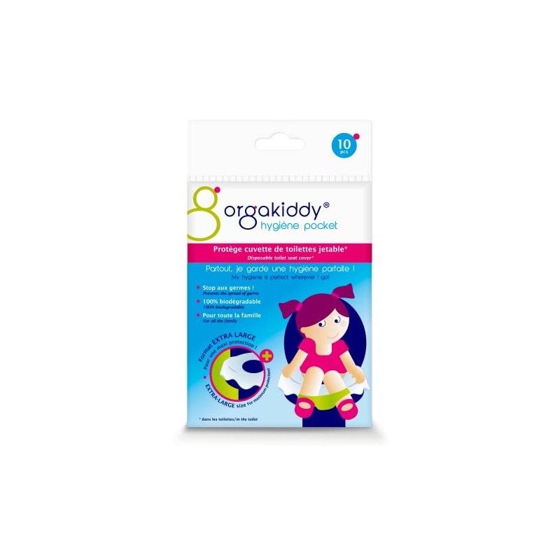 Orgakiddy Disposable Toilet Bowl Protector XL 10 Units