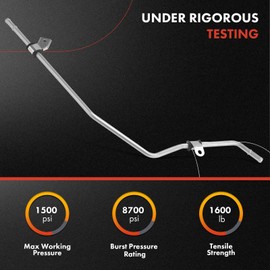 A-Premium Power Steering Pressure Hose Line Assembly Compatible with Honda CR-V CRV 2002 2003 2004 2005 2006, Gear To Reservoir