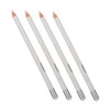 Healeved White Eyebrow Pencil 4PCS Waterproof Eyeliner Makeup Tool for