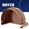 Gutter End Piece Plug Left Gutter End Piece Semicircular Plastic