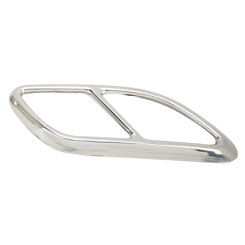 2PCS Quad Exhaust Tip Cover Tail Throat Decoration Replacement for