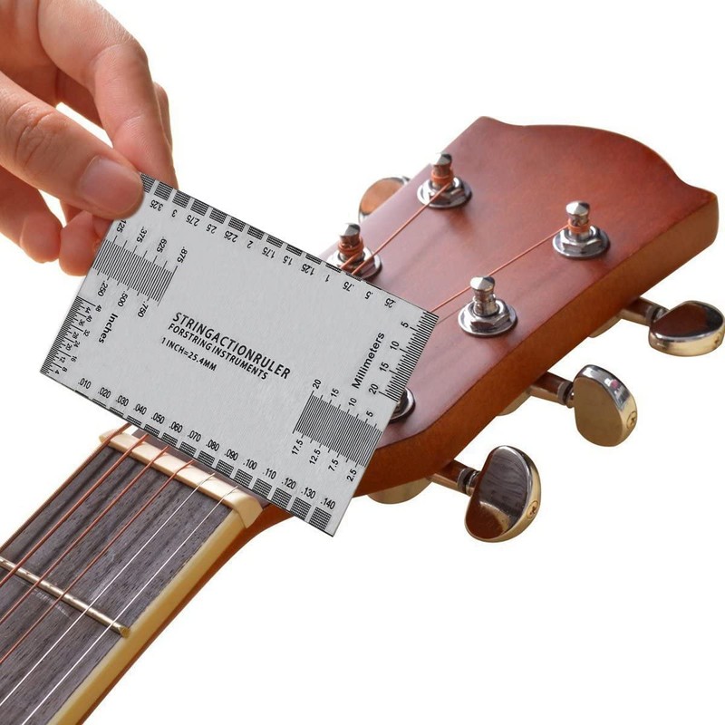 YFFSFDC String Action Ruler for String Frets Saddle Nuts Height