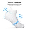 PAPLUS Ankle Compression Socks for Women 6 Pairs, Running Socks