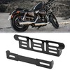 sourcingmap Black Universal Motorcycle Adjustable License Number Plate Frame
