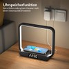 VOSFEEL Bedside Lamp with Charging Function Touch Dimmable (Black)
