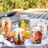 Nuogo 6 Pcs 64 oz Candy and Cookie Jar Plastic