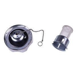 IEQFUE Gas Fuel Tank Cap 17620-Z4H-010 w/Chain & Filter 17620-Z4H-900 Compatible with Honda GX340 GX390 Small Engine