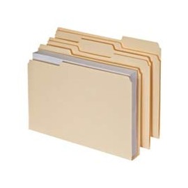 Pendaflex Double Stuff File Folders, Letter Size, 1 1/2" Expansion, Manila, Pack of 50 Folders