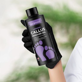 Daily Remedy El kit de eliminación de callos incluye gel calmante para remojar callos y piedra pómez profesional para eliminar callos duros y talones agrietados secos y productos de pedicura para pies