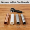 Ratcheting Pipe Cutter, Close Quarters Tubing Cutter 1/4"–7/8", Compact Copper