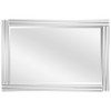 Empire Art Direct Modern Stepped Rectangle Wall Mirror for Vanity