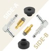 Saihisday 168638 Fuel Tank Draw Tube Kit, Replacement for Miller