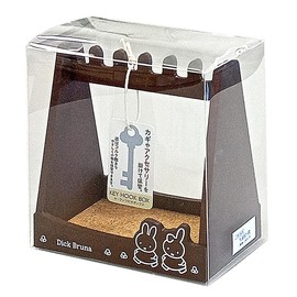 Nagano Factory Dick Bruna DB1806 Accessory Case, Box with Key Hook, Miffy