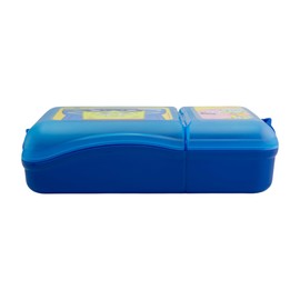 Contenedor de alimentos para niños con 2 divisiones, lunch box Bob Esponja, almacenamiento para alimentos escolar.