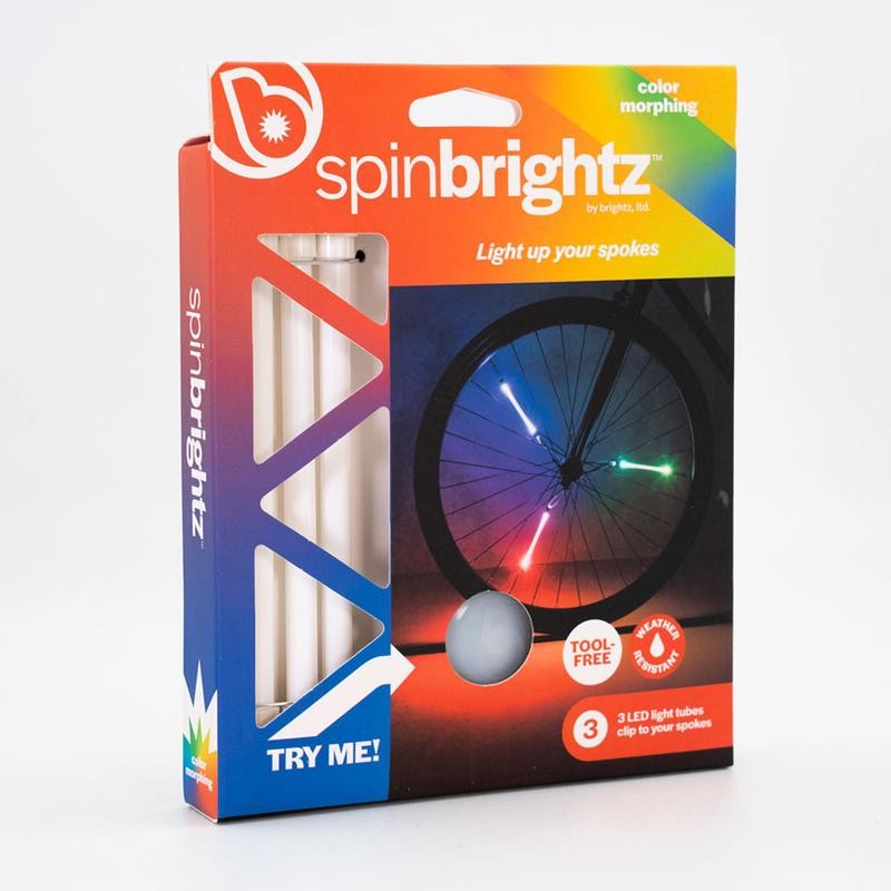 Brightz Spin Brightz - Bicycle Spoke Light Tubes - Color: