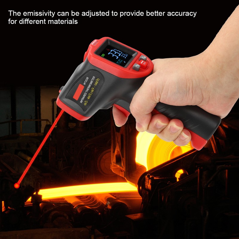 WT323B 50℃850℃ Infrared Thermometer Industrial Portable Handheld Electronic Temperature Tester