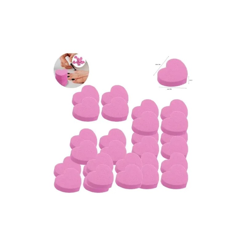 Kit De 25 Piezas Mini Limas Sponge Para Uñas Manicure