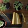 Stainless Steel Watering Can Sprinkle Pot Long Mouth Garden Flowers