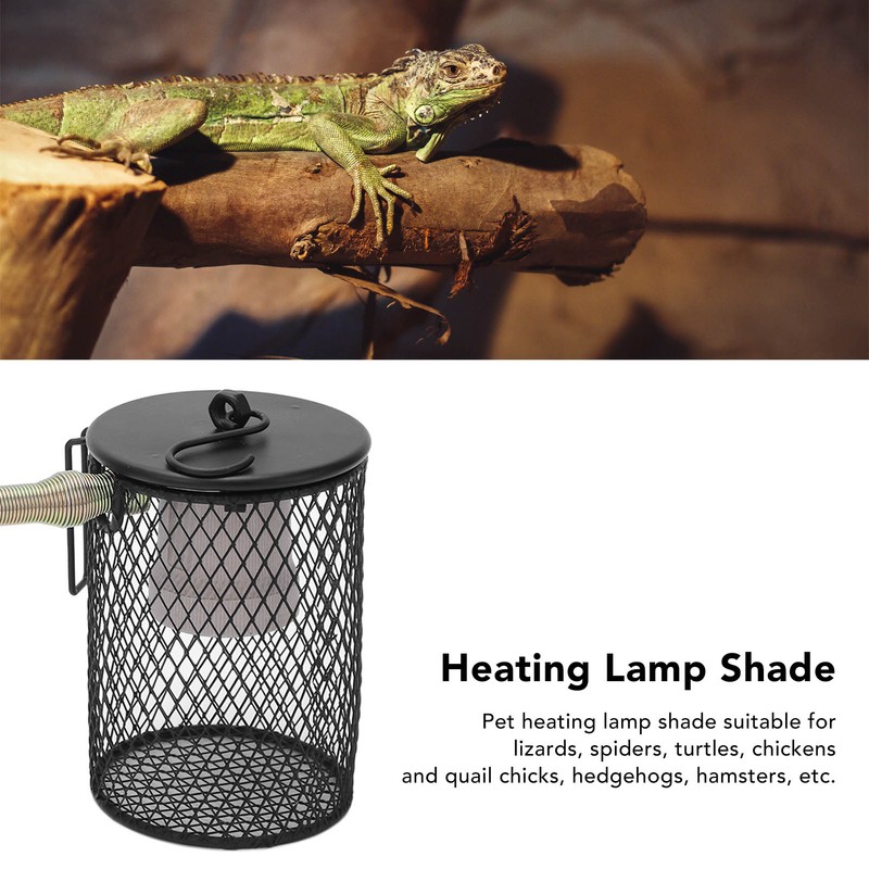 Reptile Heat Lamp Shade Professional Safe Prevents Scalding Reptile Insulation