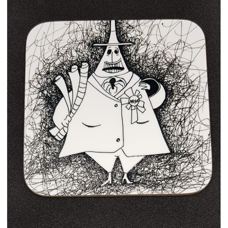 Nightmare Before Christmas coasters from Original Artwork by NJP Pastel
