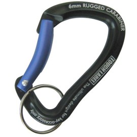 Tough Label (Tough Label) Carabiner razzido 6 mm Black X Blue VEX – 122