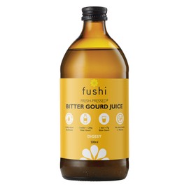 Fushi Fushi Pure Bitter Gourd Juice 500ml | Cold-Pressed | Natural Preservative | Best for Digestion, Purifying, Inner Health | Ethical & Vegan Society Approved | Manufactured in The UK
