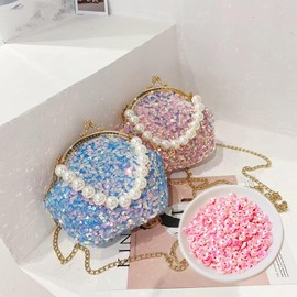 Leliafleury 6mm Mixed Color Flower Sequins Glitter Loose Cup Sequins for DIY Crafts Sewing, 40g/1.4oz