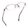 LifeArt Alloy Semi-Rimless Reading Glasses,Blue Light Blocking Glasses, Anti Eyestrain,
