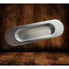 Universal Hardware Oval Pull Finger Recessed Door Handle Recessed Flush