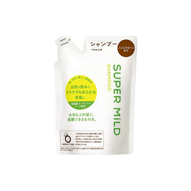 Shiseido Super Mild Shampoo Refill, 13.5 fl oz (400 ml)
