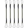 Abaodam 5 Piezas Cordones De Bungee con Ganchos Cuerda Elástica