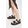 Dr. Martens womens Ankle-Strap Sandal, Black Hydro, 9 US