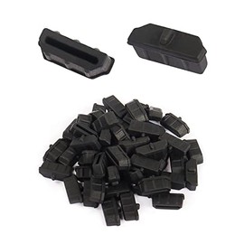 GINTOOYUN 50pcs HDMI Anti Dust Cap Cover Plugs HDMI Female Dustproof Plug Soft Silicone Protector for TV,Computers,etc.