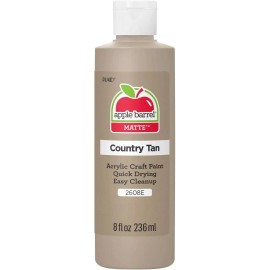 Apple Barrel Acrylic Paint 8 oz Assorted Colors - Country Tan, Pack of 1