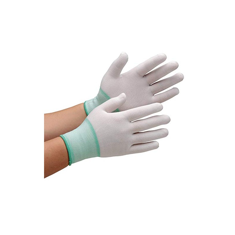 Midori Anzen NPU132 Quality Control Gloves, Work, Polyester, Washable, Inner,