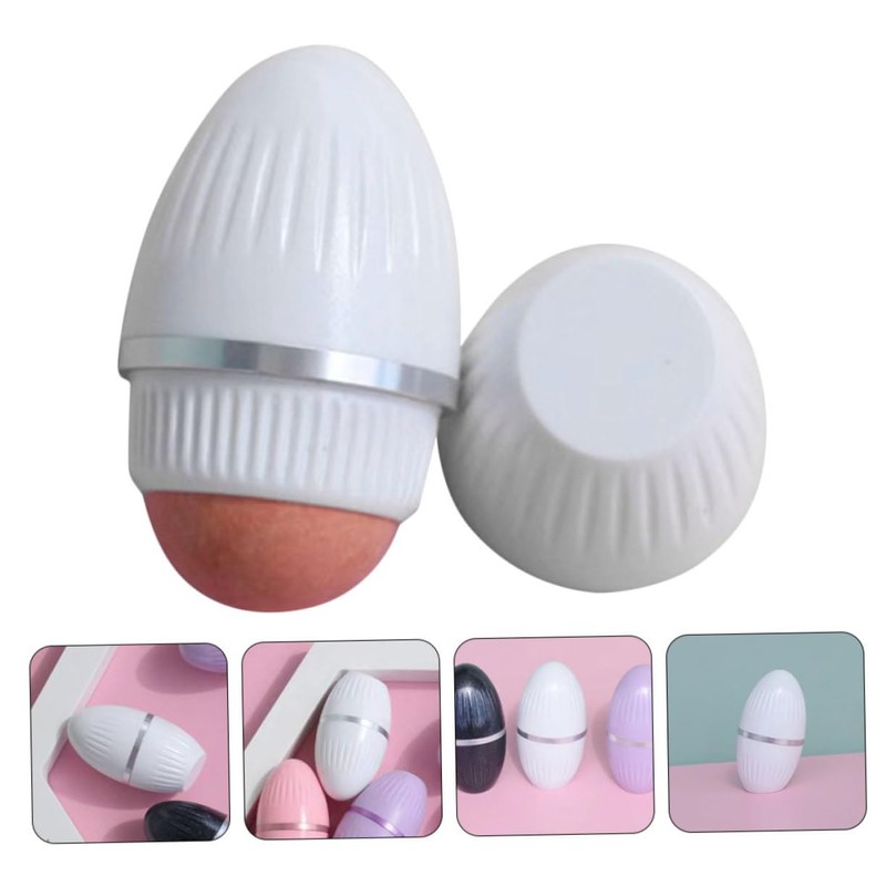 IWOWHERO Oil Absorbing Roller Volcanic Stone Face Roller for Face