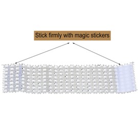 YYaaloa 50 PCS 5.1'' by 1.5'' Imitation Diamond Rhinestone Napkin Rings for Wedding Party Banquet Reception Catering Decoration (Silver 50PCS)