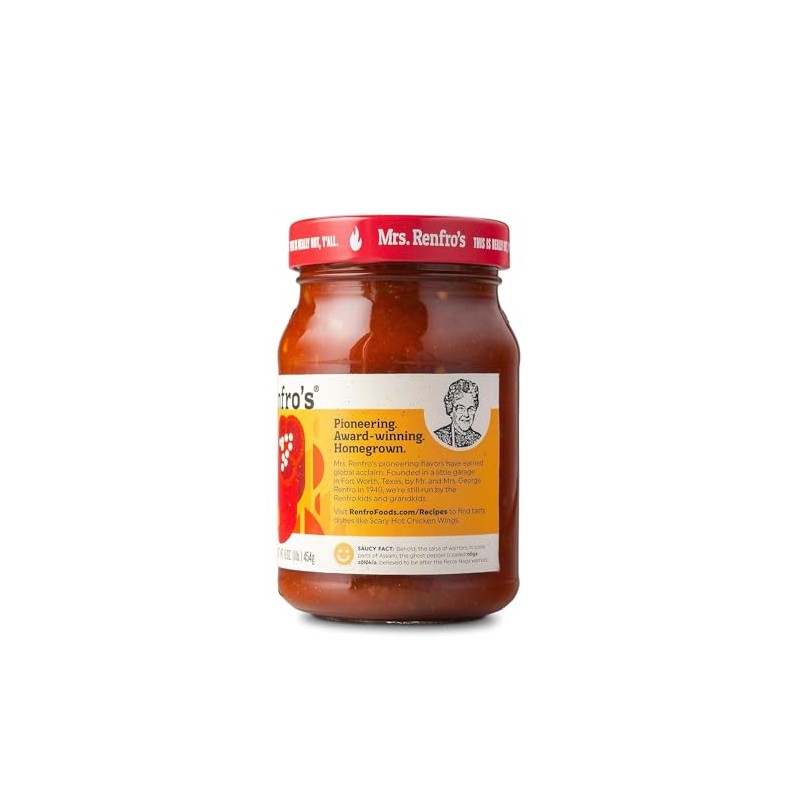 Mrs. Renfro Ghost Pepper Salsa 16 oz each (2 Items
