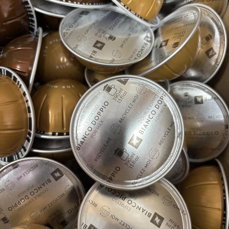 Nespresso Vertuo Bianco Doppio & Bianco Piccolo Capsules 24 Each,