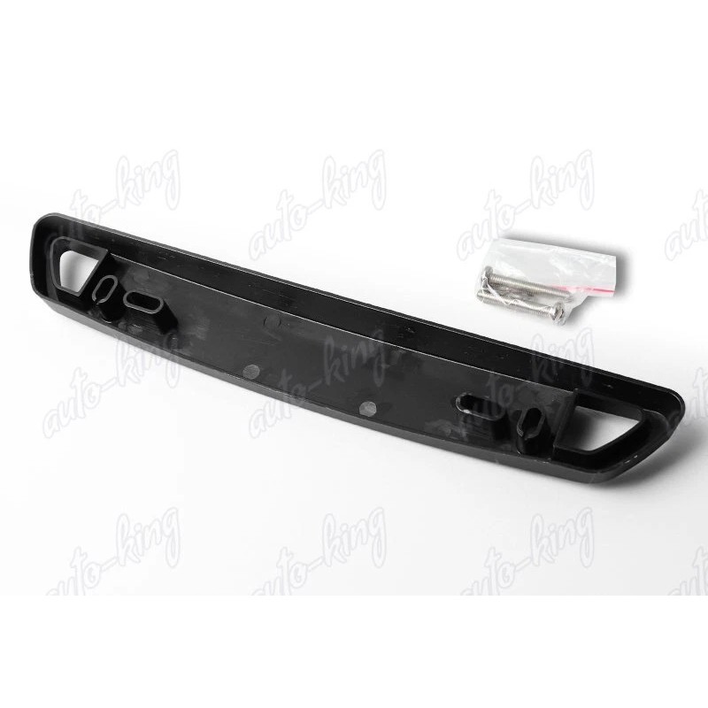 1 x JDM Carbon Fiber Look Bumper Front License Plate