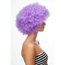 Wig me up Afro Wig, Foxy, Brown, Funky Disco Hair, Tokyo PW0011