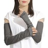 LINOR Women's Silk Arm Cover, UV Protection, Long, Cool, Smooth,