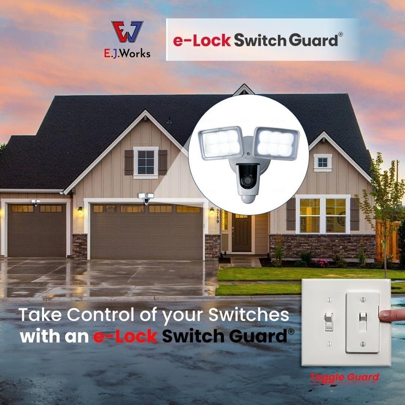 Switch Guard with Slider & Easy ON/OFF Push Button Activation
