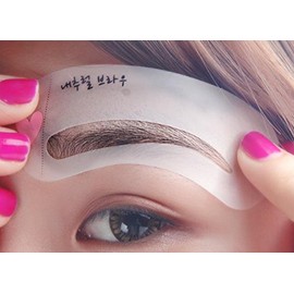 Plantillas reutilizables para cejas, 3 estilos, guía de dibujo, herramientas de maquillaje