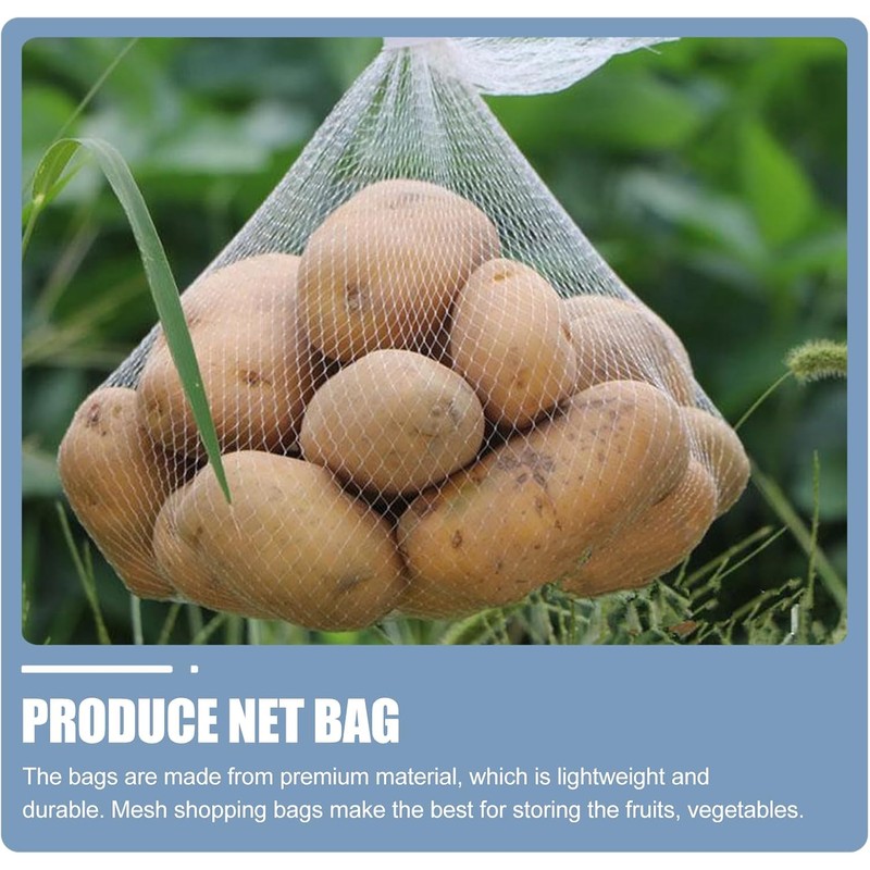 100 Piezas Bolsa De Malla PláStica Para Frutas Y Verduras
