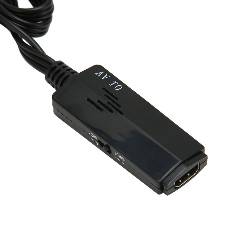 RCA to HD Multimedia Interface Converter Support 1080P USB Power